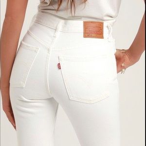 LEVIS WHITE JEANS